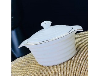 Круглый салатник 28см с крышкой 142-148