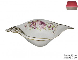 Блюдо 35см Lenardi Азалия Мраморная 144-162