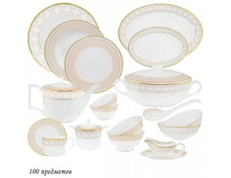 Чайно-столовый сервиз на 12 персон 100 предметов Lenardi Жозефина 145-335