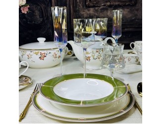 Набор из 6 глубоких тарелок 23см Lenardi Кассиопея 145-386