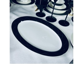 Блюдо овальное 35,5см Lenardi Pandora 145-424