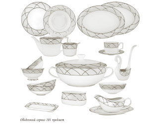 Блюдо 35,5см Lenardi Pandora Cream 145-442