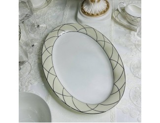 Блюдо 35,5см Lenardi Pandora Cream 145-442