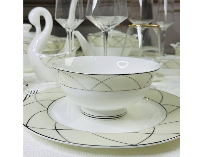 Набор из 6 салатников 11,5см Lenardi Pandora Cream 145-449