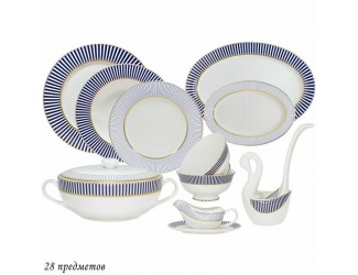 Обеденный сервиз на 6 персон 28 предметов Lenardi Инфанта 145-451