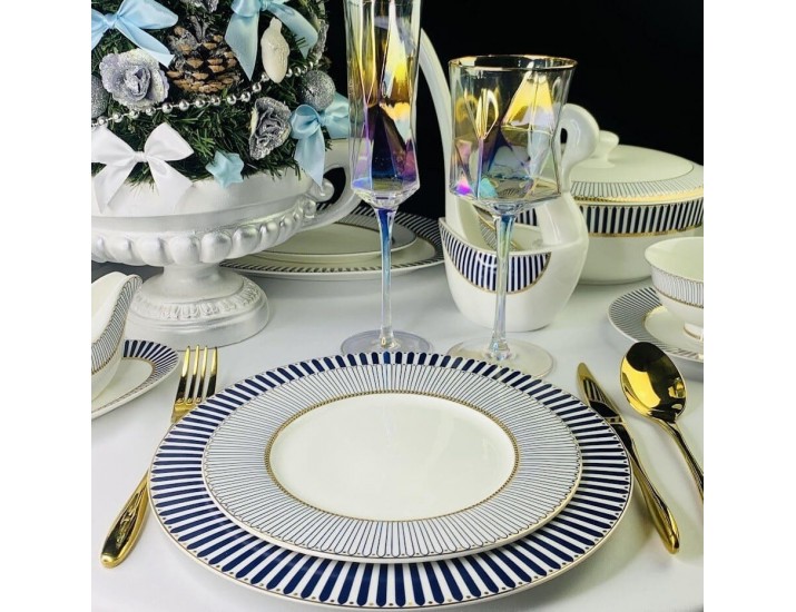 Набор из 6 тарелок 22см Lenardi Инфанта 145-457