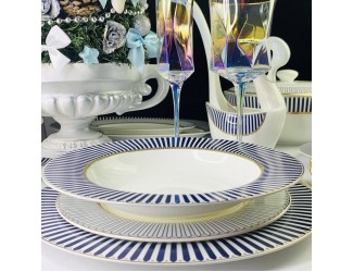 Набор из 6 глубоких тарелок 23см Lenardi Инфанта 145-458