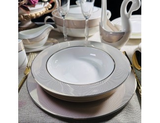 Набор из 6 глубоких тарелок 23см Lenardi Золотая Симфония 145-505