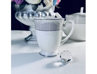 Кружка 350мл Lenardi Севилья серебро 145-555