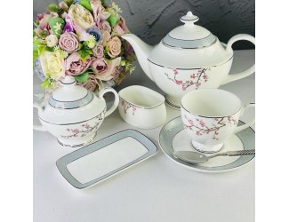 Чайный сервиз на 6 персон  16 предметов Lenardi Сакура 145-628