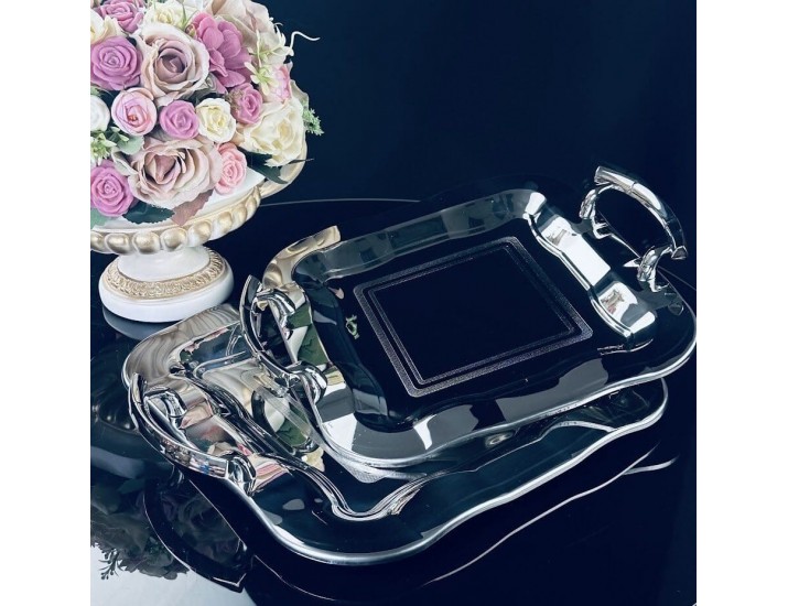 Набор из 2 квадратных подносов 30/34см Lenardi 151-007