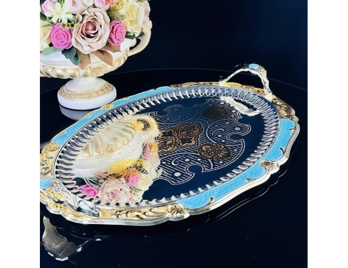 Овальный поднос 50см Lenardi 151-036