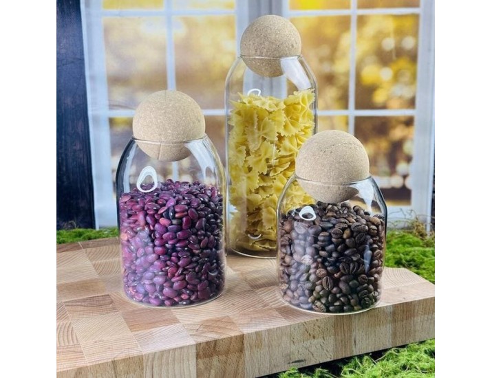 Банка для сыпучих продуктов 450мл Lenardi 160-224