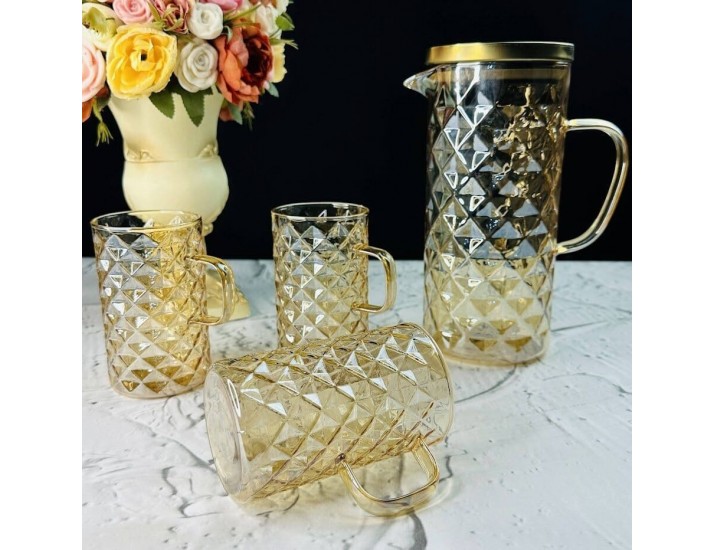 Набор графин 1300мл и 6 стаканов Lenardi 160-253