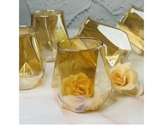 Набор стаканов 350мл Lenardi 160-268 янтарный