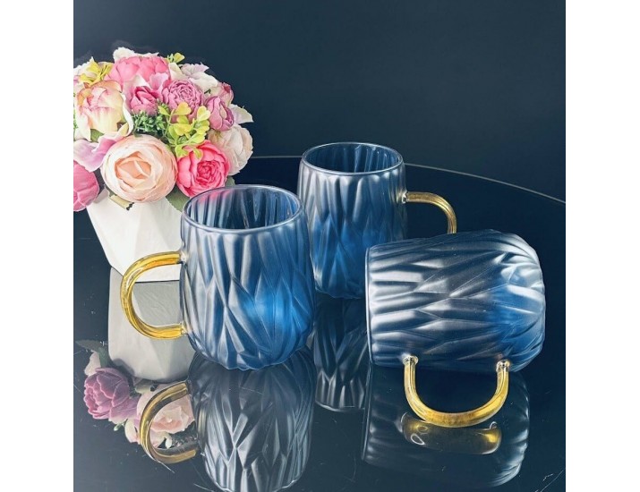 Набор из 6 кружек 460мл Lenardi 160-273 синий