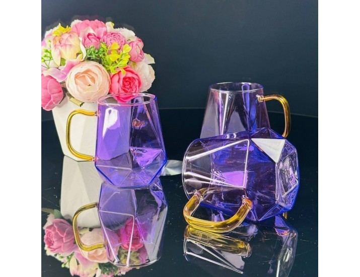 Набор из 6 кружек 350мл Lenardi 160-274 фиолетовый