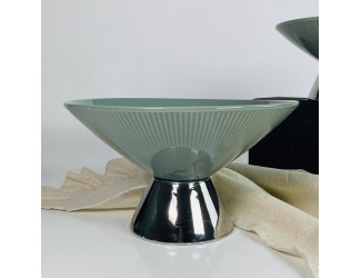 Фруктовница 22,5х13см на ножке Lenardi MULTICOLOR 163-014