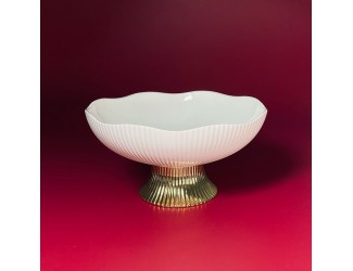 Фруктовница 25,5х13см на ножке Lenardi MULTICOLOR 163-021