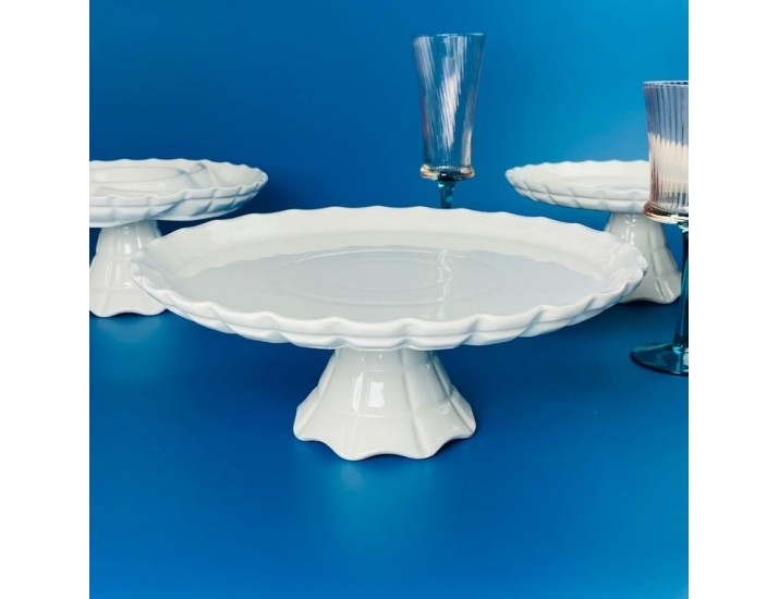 Блюдо 30*12см на ножке Lenardi Корнелия 163-046