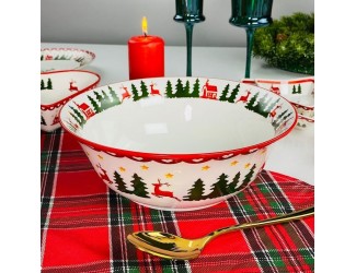 Салатник 23см Lenardi НОВЫЙ ГОД 164-042