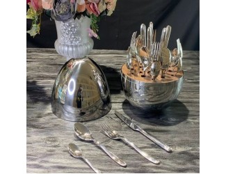 Набор столовых приборов Lenardi 24 предмета на подставке 197-024