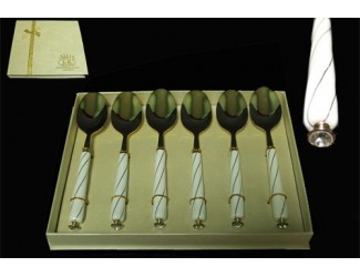 Набор из 6 ложек Lenardi KRISTAL DE LUX 198-005