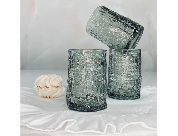 Набор стаканов 250мл Lenardi 200-004 серый