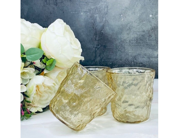 Набор стаканов 280мл Lenardi 200-014 янтарный