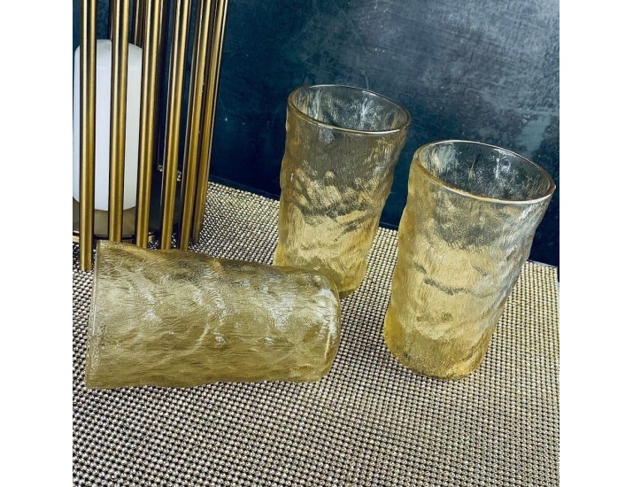 Набор стаканов 350мл Lenardi 200-019 янтарный