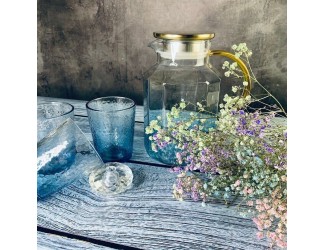 Набор графин 1800мл и 6 стаканов Lenardi 200-042 голубой