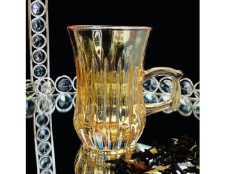 Набор из 6 стаканов 150мл Lenardi 200-053 янтарный