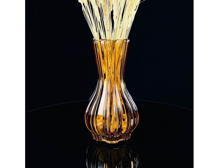 Ваза 26см Lenardi 200-077 янтарная