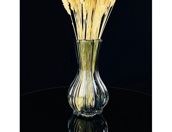 Ваза 20,5см Lenardi 200-081 зелёная