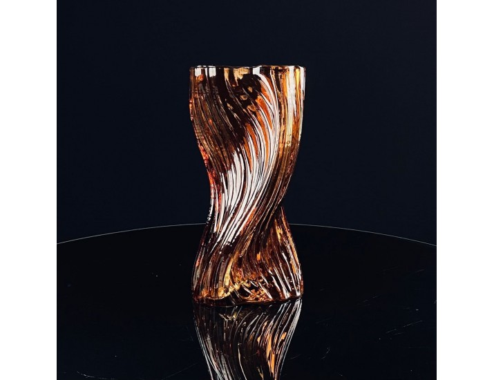 Ваза 26см Lenardi 200-083 янтарная