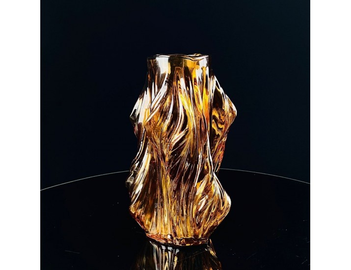 Ваза 26,5см Lenardi 200-089 янтарная