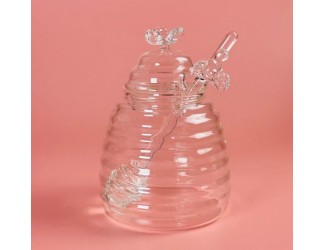 Банка для мёда 480мл с ложкой Lenardi 200-136