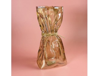 Ваза-пакет 30см Lenardi 200-148 янтарная