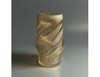 Ваза 24,5см Lenardi 200-175 янтарная