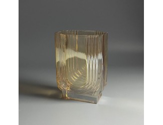 Ваза 21см Lenardi 200-191 янтарная