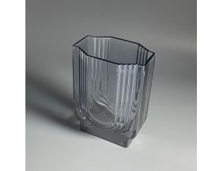 Ваза 21см Lenardi 200-192 серая