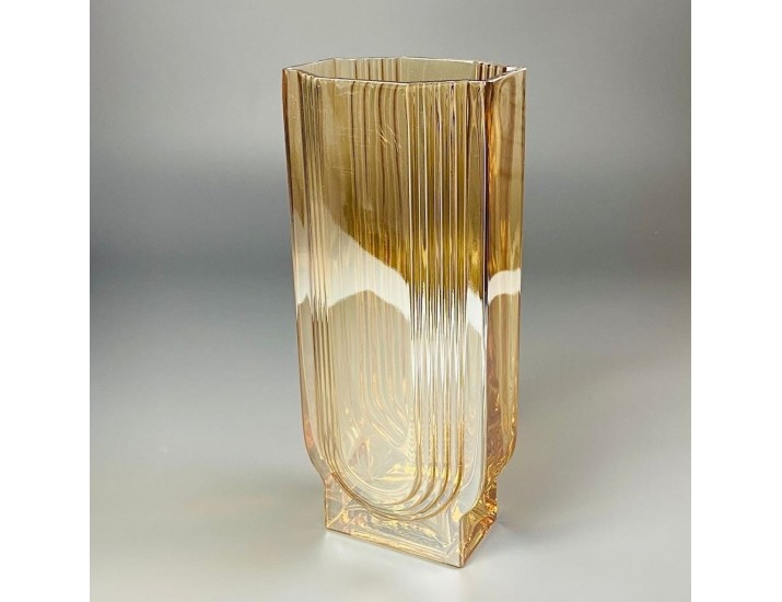 Ваза 30см Lenardi 200-195 янтарная