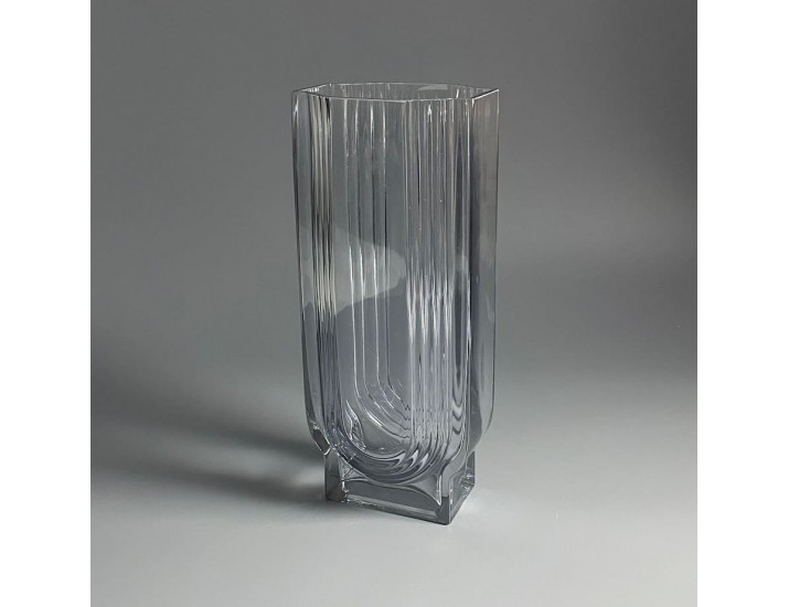 Ваза 30см Lenardi 200-196 серая