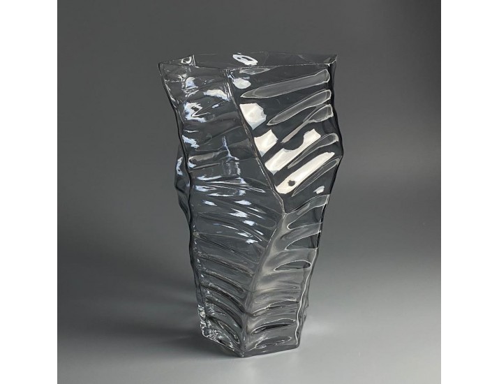 Ваза 33см Lenardi 200-207 серая