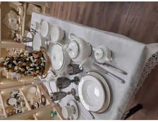 Чайно-столовый сервиз на 12 персон 100 предмета Lenardi Серый шёлк 145-140 Чайно-столовый сервиз на 12 персон 100 предмета Lenardi Серый шёлк 145-140