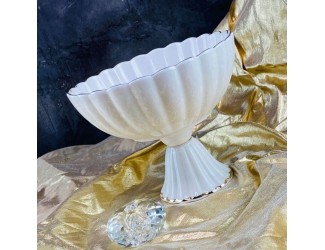 Конфетница 15см Lenardi Margarita на ножке 102-104