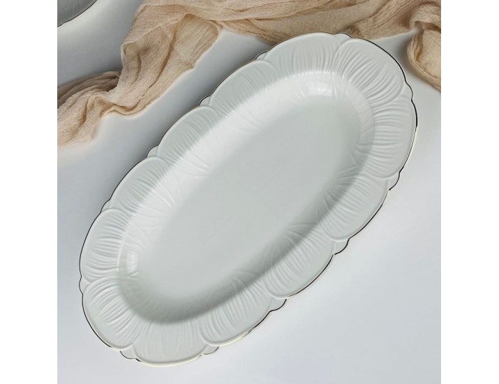 Овальное блюдо 41см Lenardi Orchidea 109-277