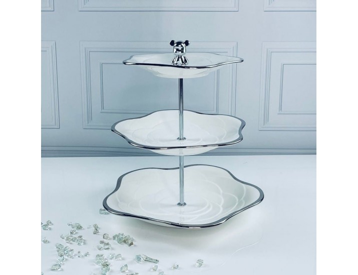 Трехъярусная этажерка Lenardi Multicolor 118-135