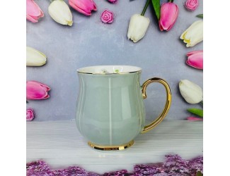 Набор из 6 кружек 400мл Lenardi Multicolor 133-372 серый