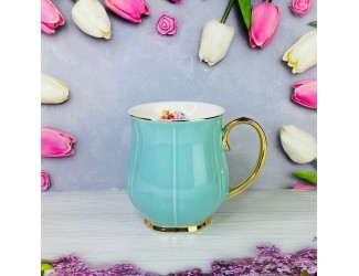 Набор из 6 кружек 400мл Lenardi Multicolor 133-374 голубой